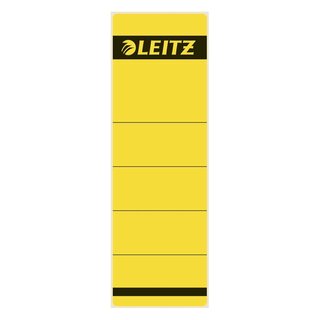 Leitz 1642 Rückenschilder - Papier, kurz/breit, 10 Stück, gelb
