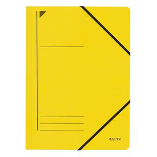Leitz 3980 Eckspanner - A4, 250 Blatt, Pendarec-Karton (RC), gelb