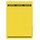 Leitz 1687 PC-beschriftbare Rückenschilder - Papier, lang/breit, 75 Stück, gelb