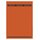 Leitz 1687 PC-beschriftbare Rückenschilder - Papier, lang/breit, 75 Stück, rot