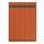 Leitz 1688 PC-beschriftbare Rückenschilder - Papier, lang/schmal, 125 Stück, rot