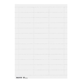 Leitz 1900 Blanko-Schildchen, PC-beschriftbar, Karton, 975 Stück, weiß