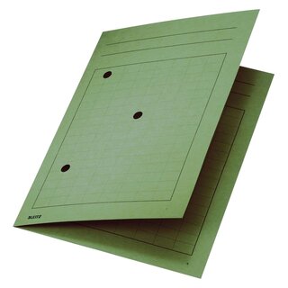Leitz 3998 Umlaufmappe, A4, Gitterdruck, Manilakarton 320 g/qm, grün