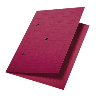 Leitz 3998 Umlaufmappe, A4, Gitterdruck, Manilakarton 320 g/qm, rot