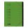 Elba Ordnungsmappe chic, Karton (RC), 450 g/qm, A4, 12 Fächer, grün