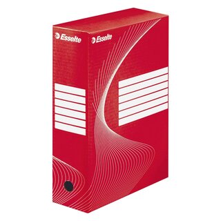 Esselte Archiv-Schachtel - DIN A4, Rückenbreite 10 cm, rot