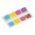Haftstreifen Post-it® Index STRONG im Etui - 16x38mm, türkis, gelb, pink, lila, 4 x 10 Stück