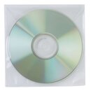 Q-Connect CD/DVD-Hüllen - Ungelocht, transparent,...