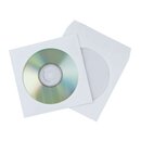 Q-Connect CD-Papierhüllen - weiß