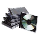 Q-Connect CD-Boxen Standard - Hardbox für 1 CD/DVD,...