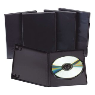 Q-Connect DVD Leerhüllen - Hardbox für 1 DVD inkl. Booklet