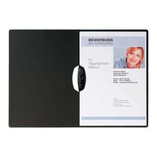 Pagna® Bewerbungsmappen Swing - schwarz