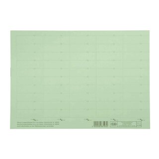 Elba vertic® Beschriftungsschild für Registratur, 58 x 18 mm, grün, 50 Stück