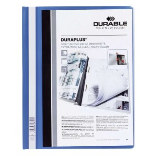 Durable Angebotshefter DURAPLUS®, strapazierfähige Folie, A4+, blau