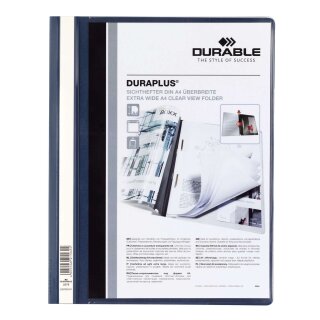 Durable Angebotshefter DURAPLUS®, strapazierfähige Folie, A4+, dunkelblau