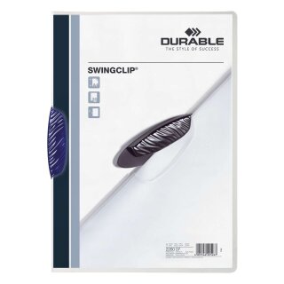 Durable Klemm-Mappe SWINGCLIP®, DIN A4, dunkelblau