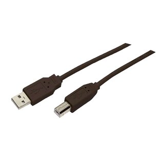 MediaRange Drucker-Anschluss-Kabel 5 m USB 2.0, schwarz
