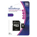MediaRange Micro SDHC Speicherkarte 4GB Klasse 10 mit...