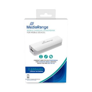 MediaRange Mobile Charger | Powerbank 2.600 mAh