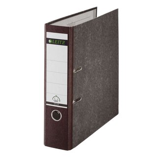 Leitz 1080 Ordner A4 Wolkenmarmor, 80 mm, braun
