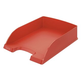 Leitz 5227 Briefkorb Standard Plus, A4, Polystyrol, hellrot