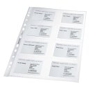 Leitz 4758 Visitenkarten-Prospekthülle - glasklar,...