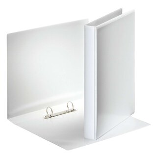 Esselte Ringbuch Präsentation, mit Taschen, A4, PP, 2 Ringe, 25 mm, weiß