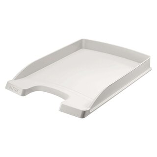 Leitz 5237 Briefkorb Flach Plus, A4, extra flach, Polystrol, grau