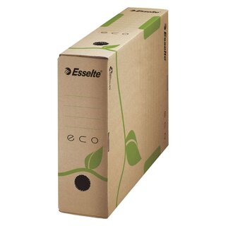 Esselte Archiv Box ECO, 80 mm, Karton, naturbraun