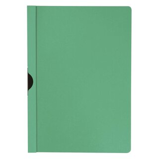 Q-Connect Klemm-Mappen - grün, Fassungsvermögen bis 30 Blatt