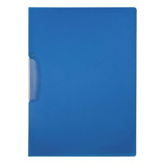 Q-Connect Klemm-Mappen - blau, Fassungsvermögen bis 25 Blatt KF02134