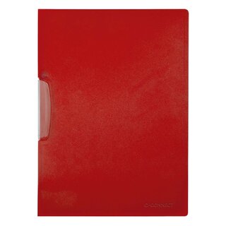 Q-Connect Klemm-Mappen - rot, Fassungsvermögen bis 25 Blatt