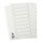 Q-Connect Zahlenregister - 1 - 10, PP, A4, 10 Blatt, weiß