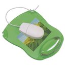 Q-Connect Mousepad mit Gelauflage - grün-transparent