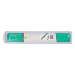 Q-Connect Gel-Tastatur-Handgelenkauflagen transparent - grün-transparent