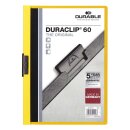 Durable Klemm-Mappe DURACLIP® 60, DIN A4, gelb
