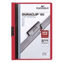 Durable Klemm-Mappe DURACLIP® 60, DIN A4, rot