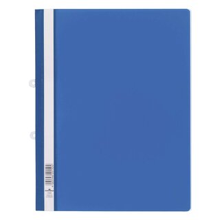Durable Sichthefter mit Abheftschieber, Hartfolie, 0,16 mm, DIN A4, 280 x 330 mm, blau
