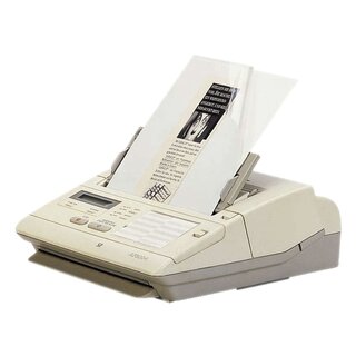 Durable Fax- und Kopierhülle - Kunststoff, transparenter Vorderdeckel, 2 Stück, weiß