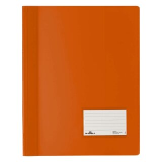 Durable Schnellhefter DURALUX® - transluzente Folie, für A4 Überbreit, orange