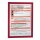 Durable Magnetrahmen DURAFRAME® A4, 322 x 236 mm, rot