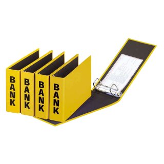 Pagna® Bankordner Color-Einband - A5 , 50 mm, Color Einband, gelb