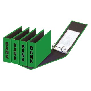 Pagna® Bankordner Color-Einband - A5 , 50 mm, Color Einband, grün