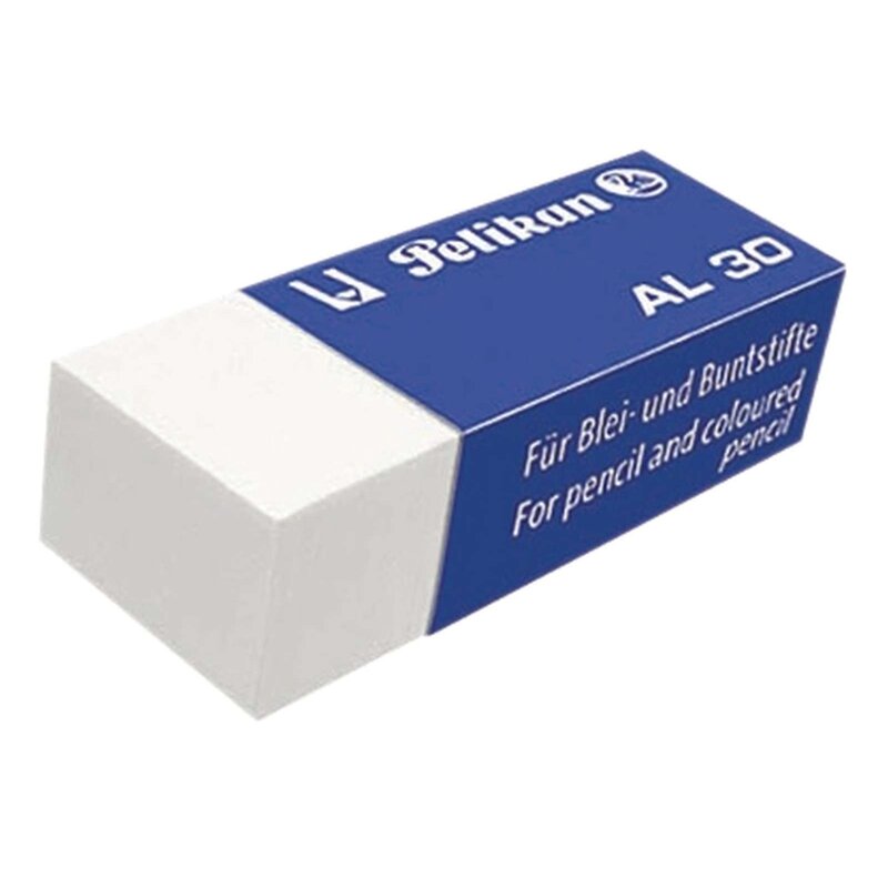 Radiergummi Set Pelikan Radiergui, AL 30, Weißer Gui, Für Graphitstifte Radiergummi Für Bleistift