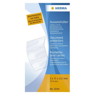 Herma 5044 Ausweishüllen 3x71x11