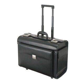 Alassio® Pilotenkoffer SILVANA - Echtleder