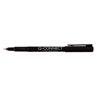 Q-Connect Feinschreiber 0,4 mm, schwarz