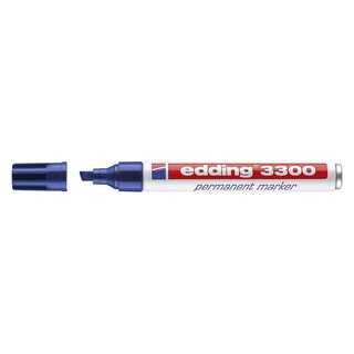 Edding 3300 Permanentmarker - nachfüllbar, 1 - 5 mm, blau