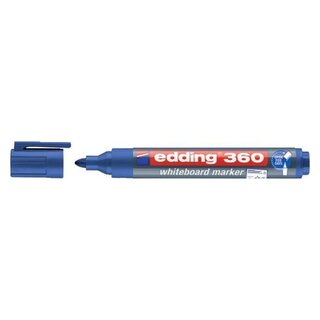 Edding 360 Boardmarker - nachfüllbar, 1,5 - 3mm, blau