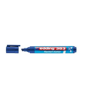 Edding 383 Flipchartmarker - nachfüllbar, 1 - 5 mm, blau